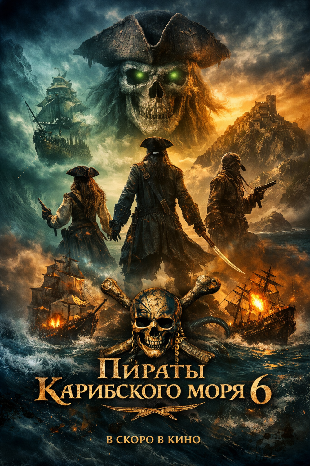 Пираты Карибского моря 6