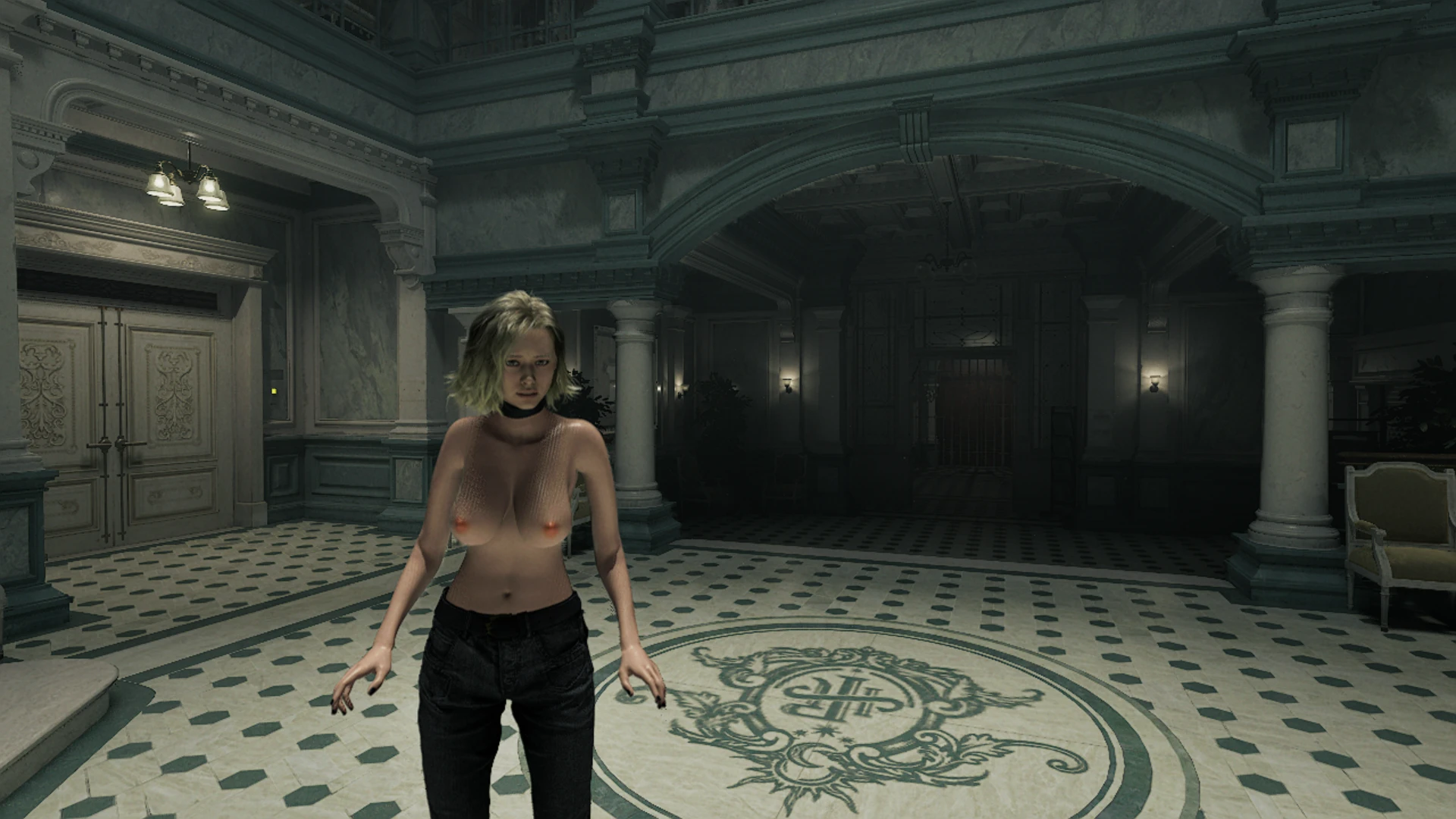 Resident Evil Requiem — Топлес-версия Грейс Эшкрофт с физикой тела (Анимации) - фото №1