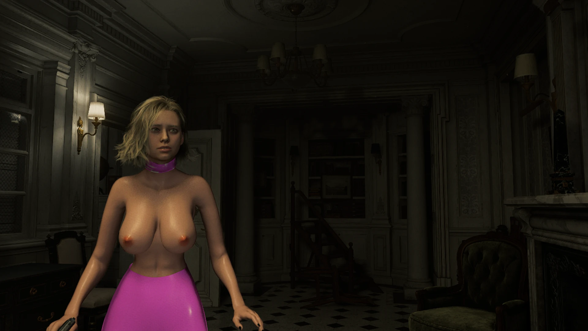 Resident Evil Requiem — Топлес-версия Грейс Эшкрофт с физикой тела (Анимации) - фото №3