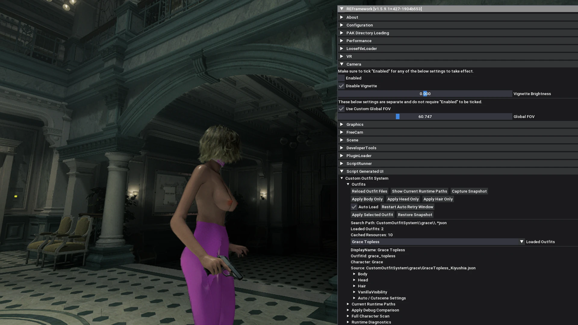 Resident Evil Requiem — Топлес-версия Грейс Эшкрофт с физикой тела (Анимации) - фото №4