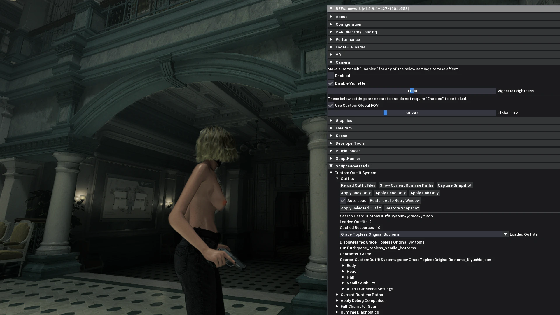 Resident Evil Requiem — Топлес-версия Грейс Эшкрофт с физикой тела (Анимации) - фото №7