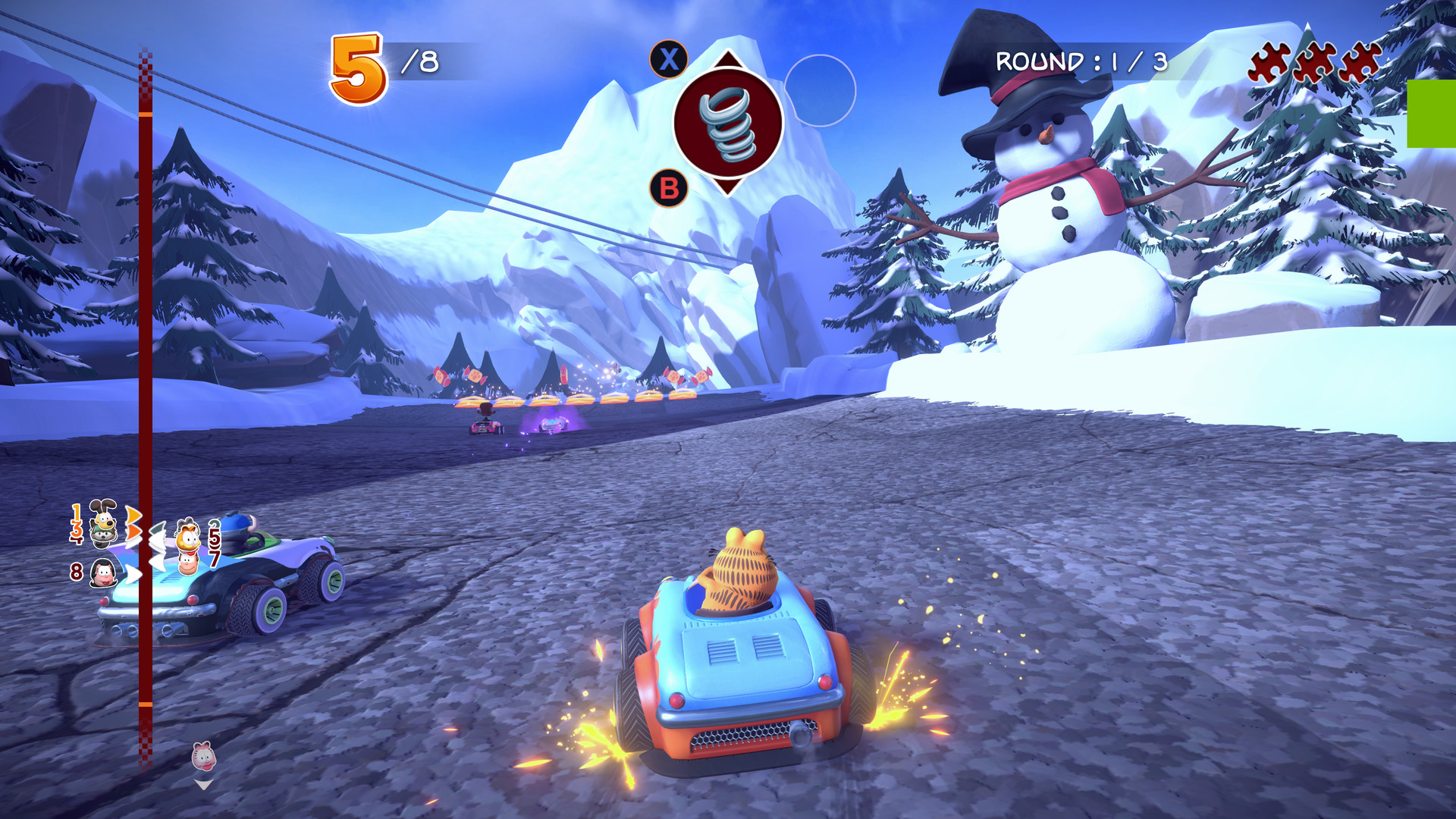 Garfield Kart - Furious Racing (2019) - фото №1