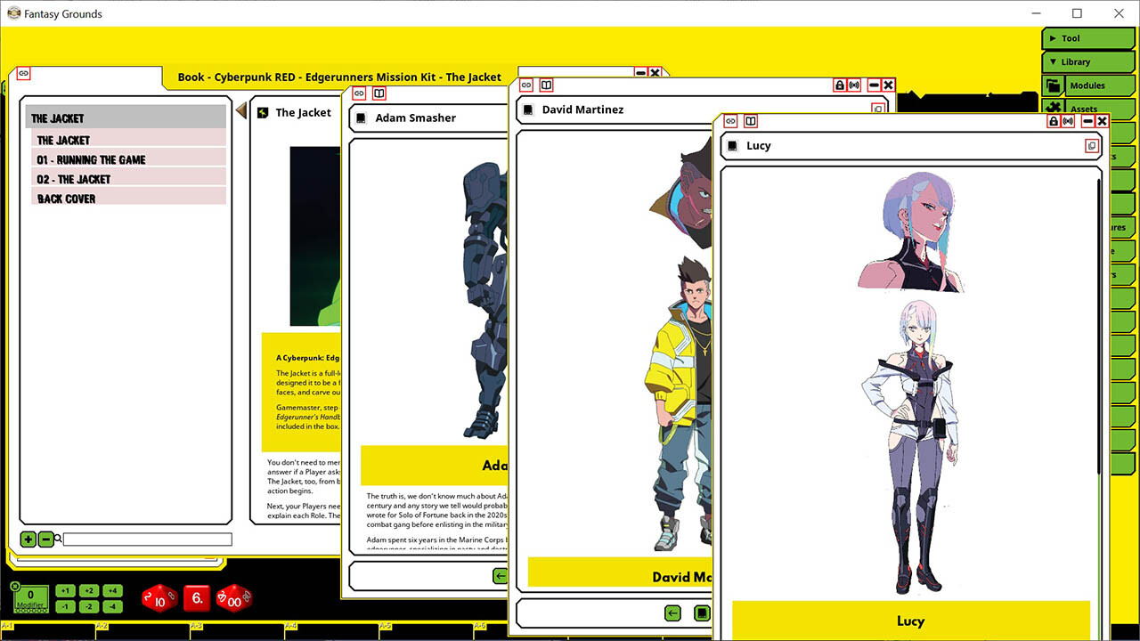 Fantasy Grounds - Cyberpunk RED - Cyberpunk: Edgerunners Mission Kit (2024) - фото №2