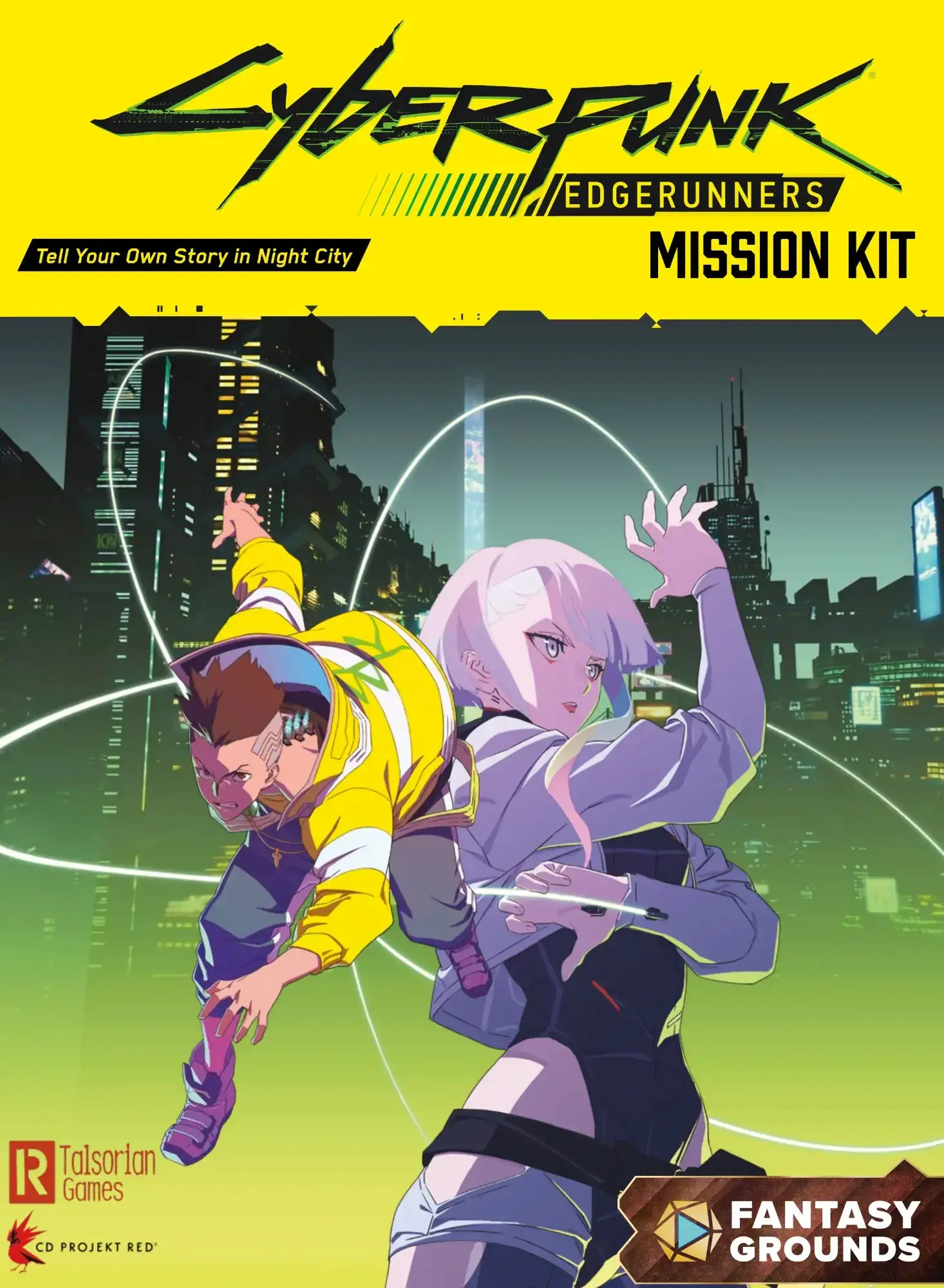 Fantasy Grounds - Cyberpunk RED - Cyberpunk: Edgerunners Mission Kit (2024)